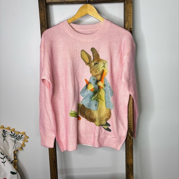 Sweaters - Pink Rabbit Sweater